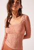 Free People Have It All Long Sleeve Smoke Rose