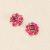 Scout Sparkle & Shine Enamel Flower Studs Fuchsia