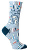Blue Q F$%# Off I'm Reading Crew Socks