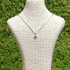 Tashi Silver Claw Set CZ Necklace 3mm