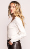 Pink Martini The Elanor Sweater White