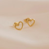 Agapé Romeo Heart Studs