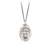 Pyrrha I Choose To Be Happy Affirmation Talisman Necklace 18"