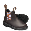 Blundstone 2395 Kids Brown With Butterfly Lilac Elastic