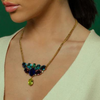 Tova Harlyn Statement Necklace Bermuda Blue