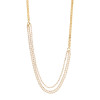 Pilgrim Blink Gold Plated Layered Crystal Necklace