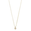 Pilgrim Beat Gold Plated Crystal Coin Necklace