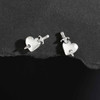 Nina Designs Sterling Silver Sword & Heart Studs