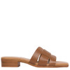 Oh! My Sandals Amanda Heeled Slide Sandals Tan