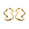 Pilgrim Moon Melting Hoops Gold