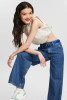 Esprit High-Rise Retro Wide Leg Jeans Blue Washed