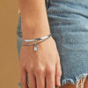 Foxy Originals Lock Layered Bracelet Silver