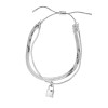 Foxy Originals Lock Layered Bracelet Silver