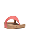 FitFlop Lulu Leather Toe Post Sandals Rosy Coral