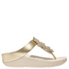 FitFlop Fino Bauble Bead Toe Post Sandals Platino
