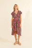 Molly Bracken Print Dress Black Maria Floral