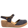 El Naturalista Leaves Pleasent Closed Toe Wedges Ocean