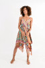 Molly Bracken Handkerchief Dress Multi Pattern