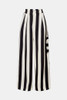 Esprit Striped Wide Leg Pants Black & White