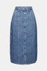 Esprit Denim Midi Skirt Blue Light Wash