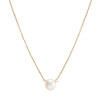 Dogeared Pearls of Friendship Large Pearl Necklace Gold Dipped