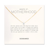 Dogeared Pearls of Motherhood Small Pearl Necklace Gold Dipped