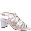 Taxi Macy-01 Sparkly Strappy Heels Silver