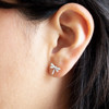 House of Jewellery Little Dragonfly Studs Rhodium