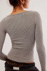 Free People Clean Slate Seamless Layering Top Heather Grey