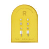 Foxy Originals Monogram Earrings Set Silver