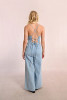 Molly Bracken Denim Jumpsuit Light Blue