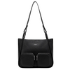 Pixie Mood Cathy Tote Bag Black Pebbled