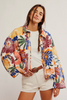 Free People Soleil Beach Jacket Tropical Combo