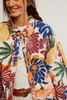 Free People Soleil Beach Jacket Tropical Combo