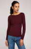 Gentle Fawn Ingrid Long Sleeve Top Merlot