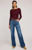 Gentle Fawn Ingrid Long Sleeve Top Merlot