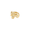 Pilgrim Sunset Melting Adjustable Ring Gold Plated