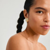 Pilgrim Annemette Big Heart Studs Gold Plated
