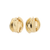 Pilgrim Stay Large Hoops Gold Plated
