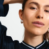 Pilgrim Dune Chunky Hoops Silver Plated