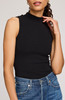 Gentle Fawn Michelle Ribbed Tank Black