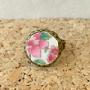 K. Ross Creations Antique China Ring Pink & Green