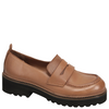 Bueno Annie Chunky Loafers Walnut