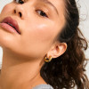 Pilgrim Phase Small Chunky Hoops Gold Plated