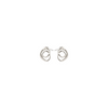 Pilgrim Diego Spiral Studs Silver Plated