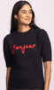 Pink Martini Bonjour Sweater Black