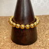Bamiyan Gold Plated Ball Bracelet 10mm