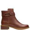 Clarks Maye Bella Boots Tan Leather