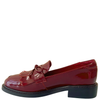Minx Tegan Patent Loafers Bordeaux 