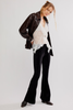 Free People Penny Pull On Velvet Pants Black